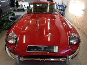 E-type Jaguar Series 2 FHC 1967 Interior re-fit